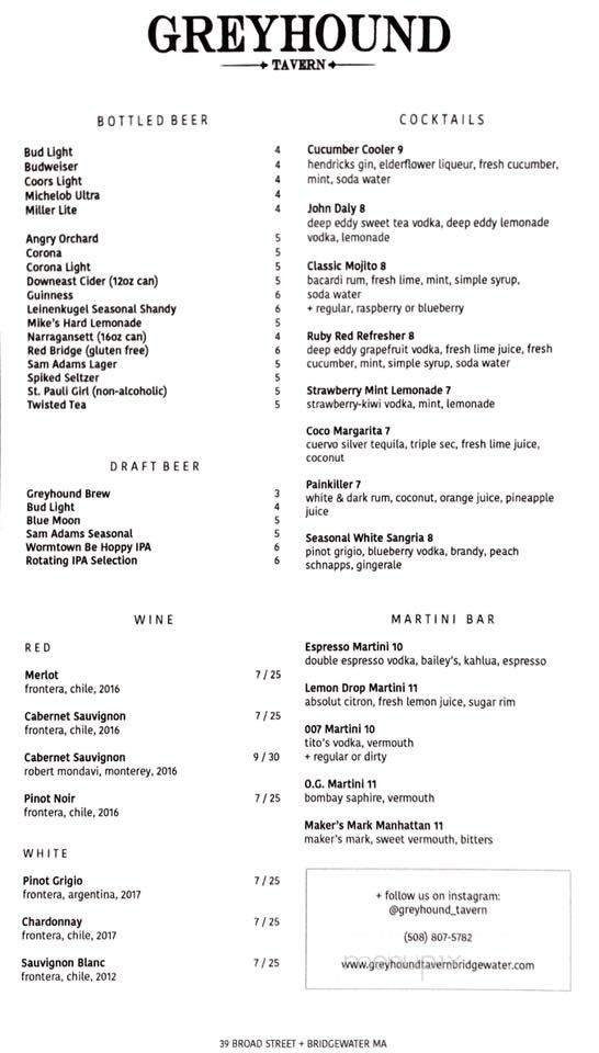 Menu page 2