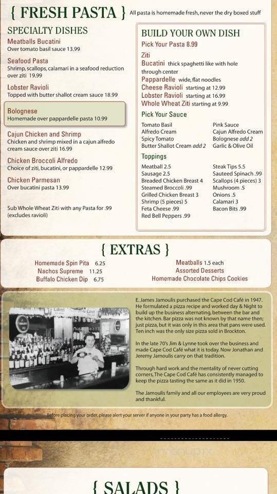 Menu page 1