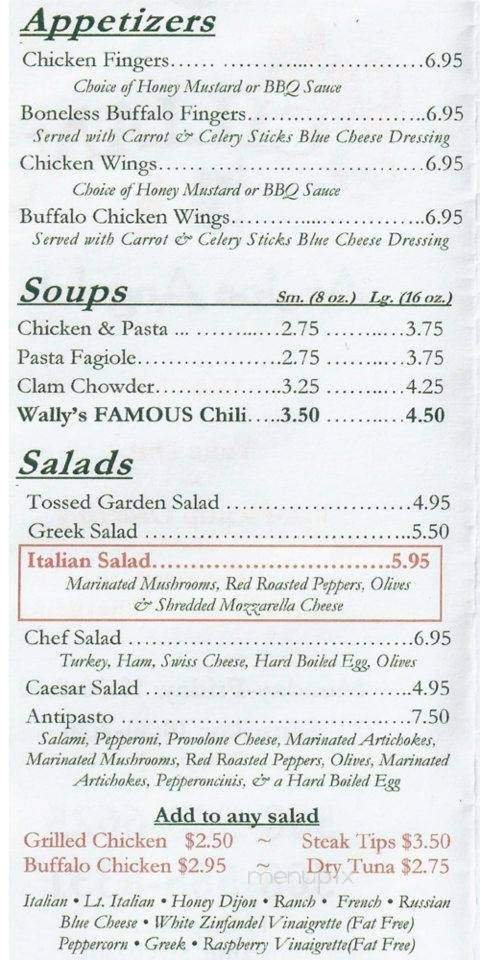 Menu page 2