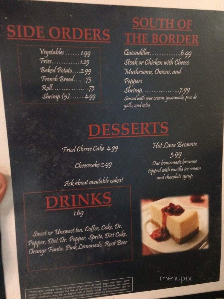 Menu page 1