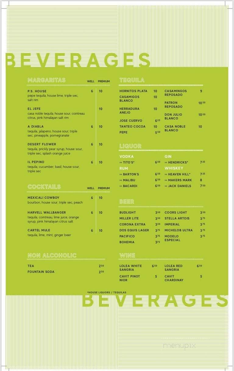 Menu page 2
