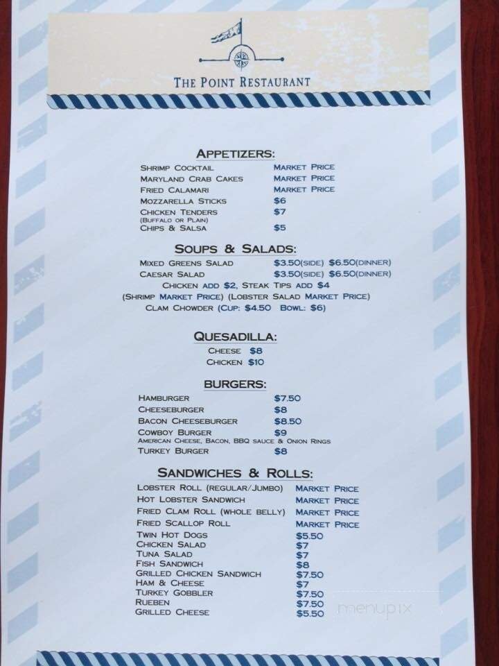 Menu page 1