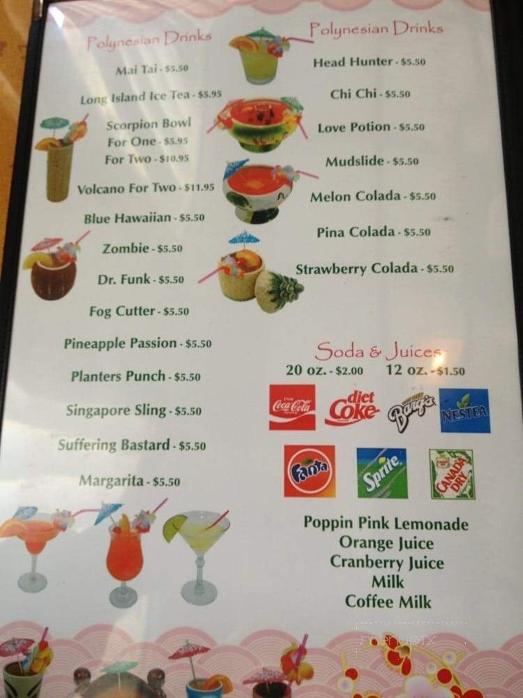Menu page 2