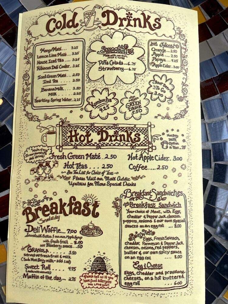 Menu page 2