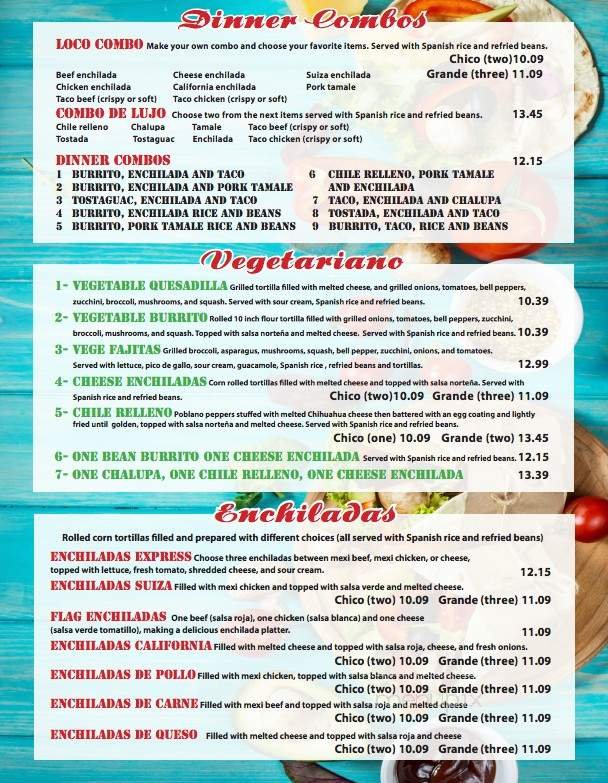 Menu page 4