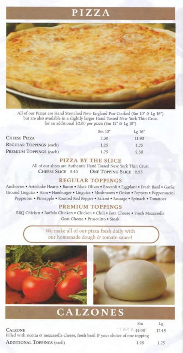 Menu page 2