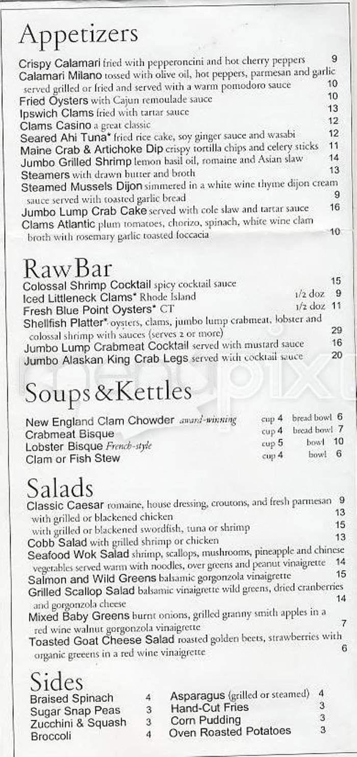 Menu page 1