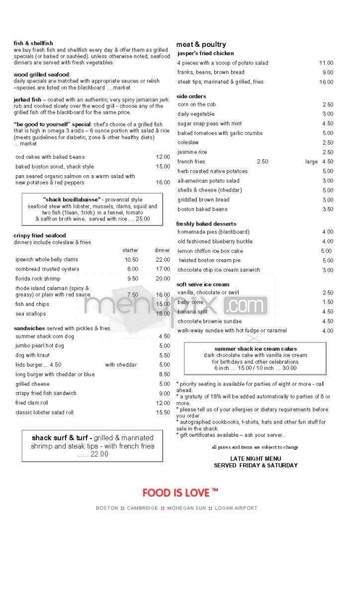 Menu page 2