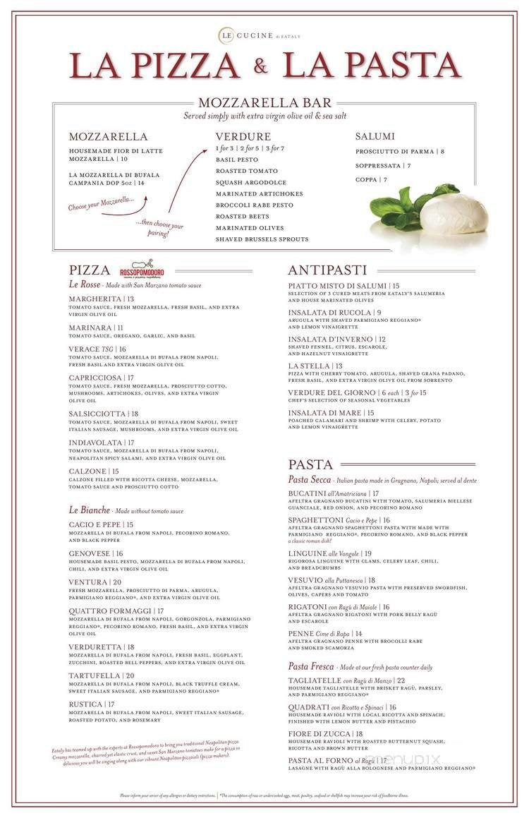 Menu page 1