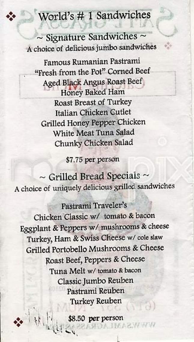 Menu page 2