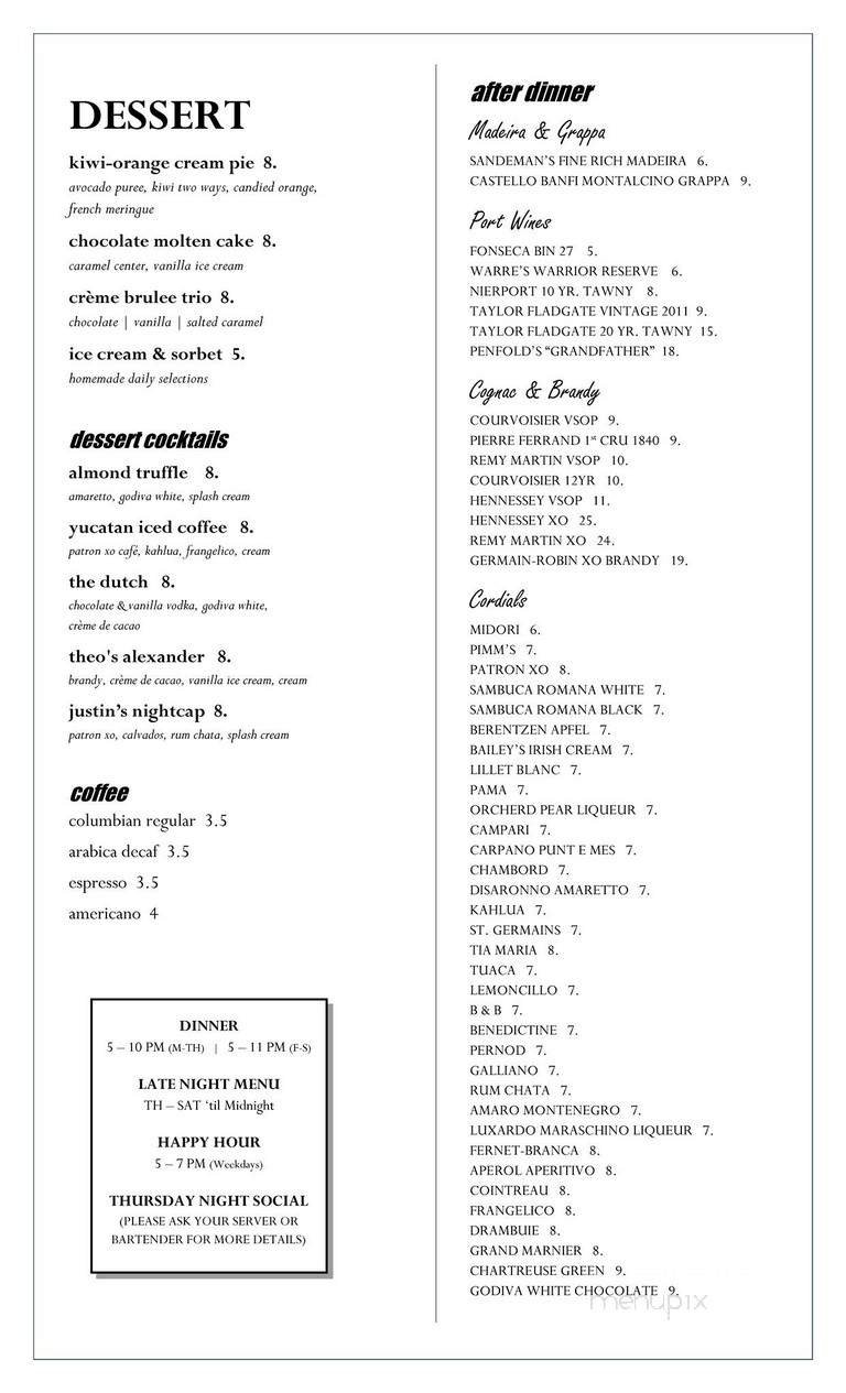 Menu page 8