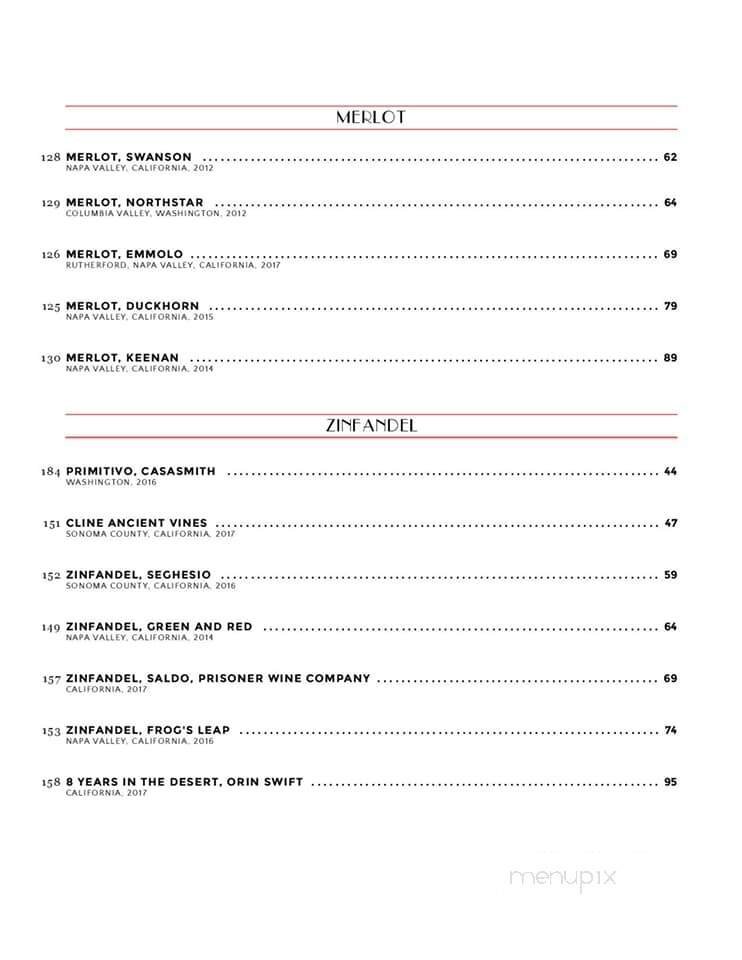 Menu page 6