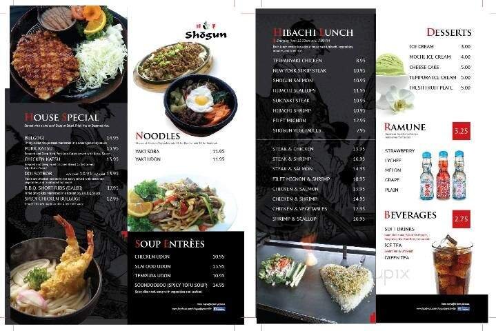 Menu page 2