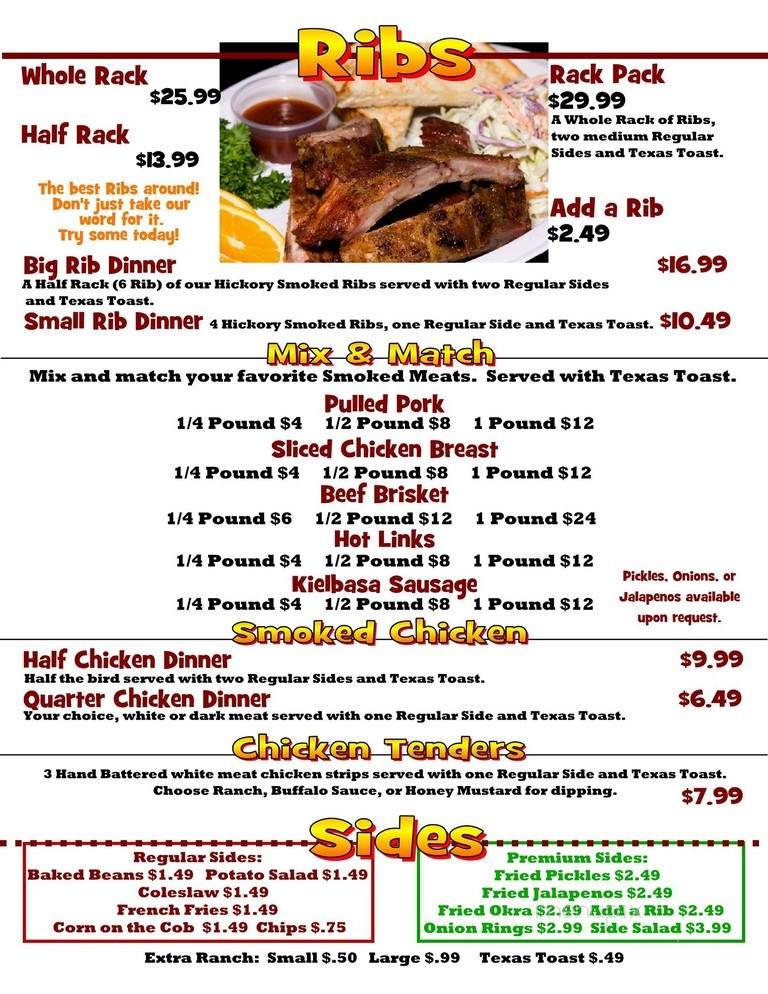 Menu page 2