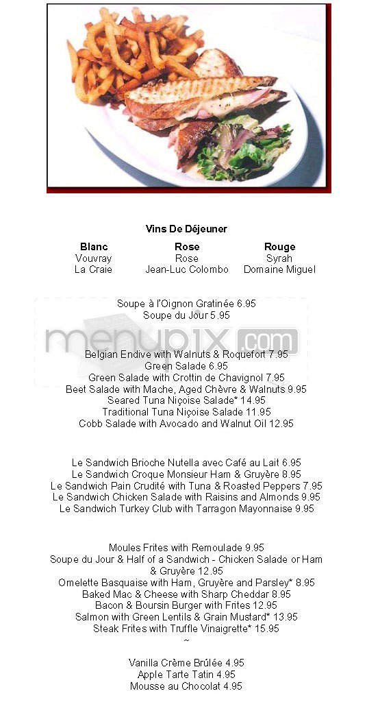 Menu page 2