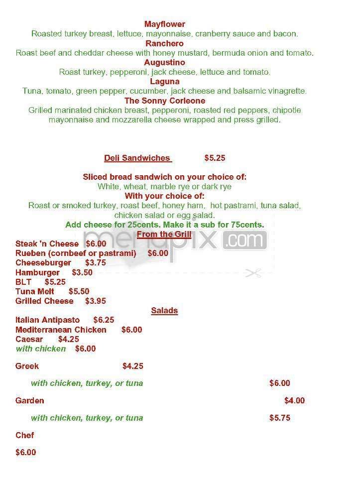 Menu page 2