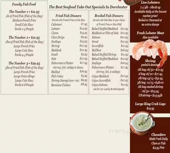 Menu page 1