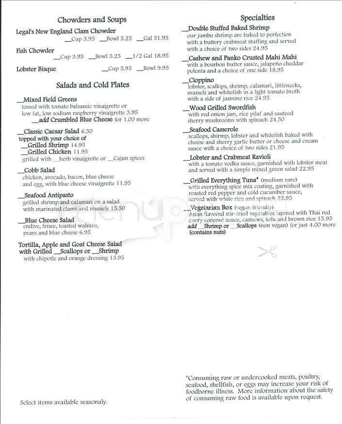 Menu page 2