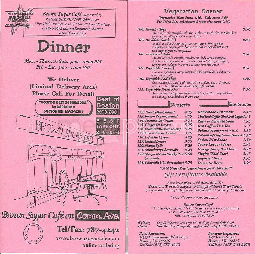 Menu page 1