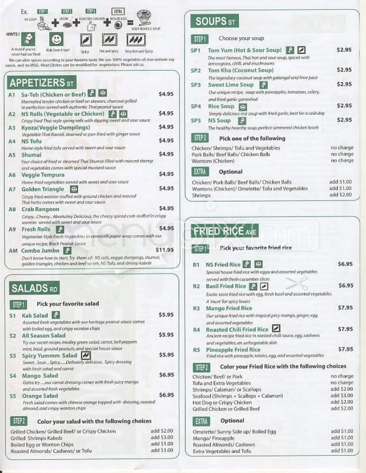 Menu page 2