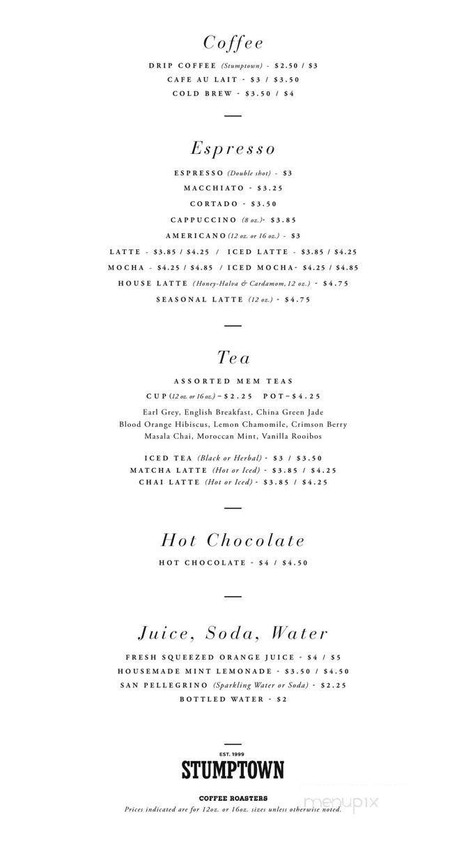Menu page 2