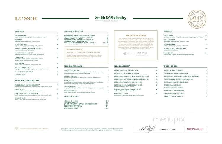 Menu page 1