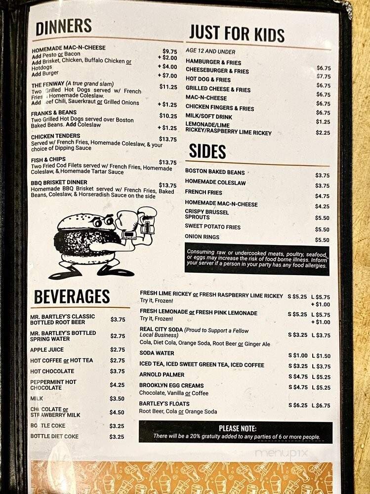 Menu page 1