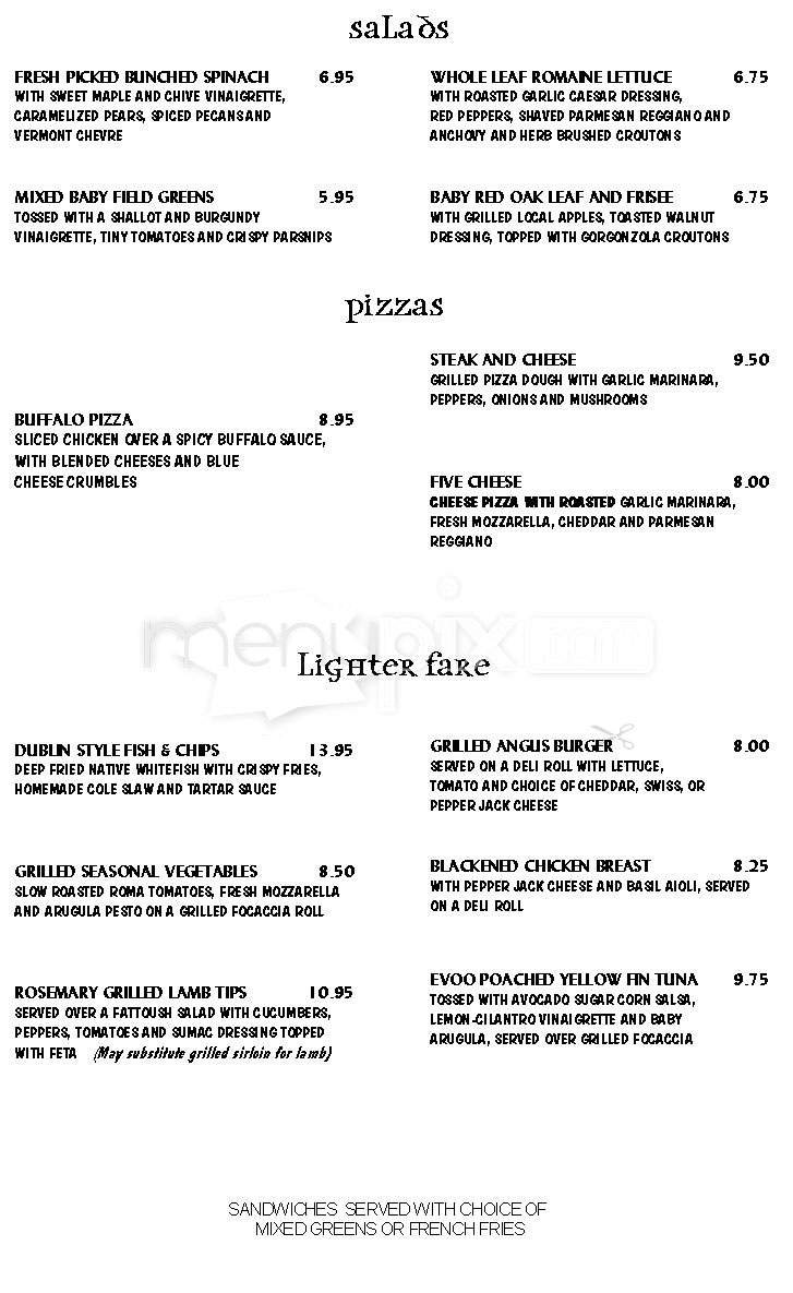Menu page 2