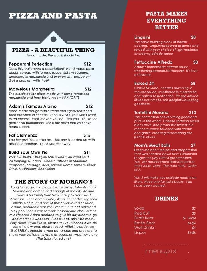 Menu page 2