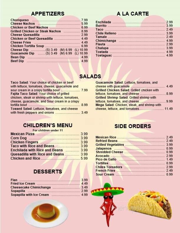 Menu page 4