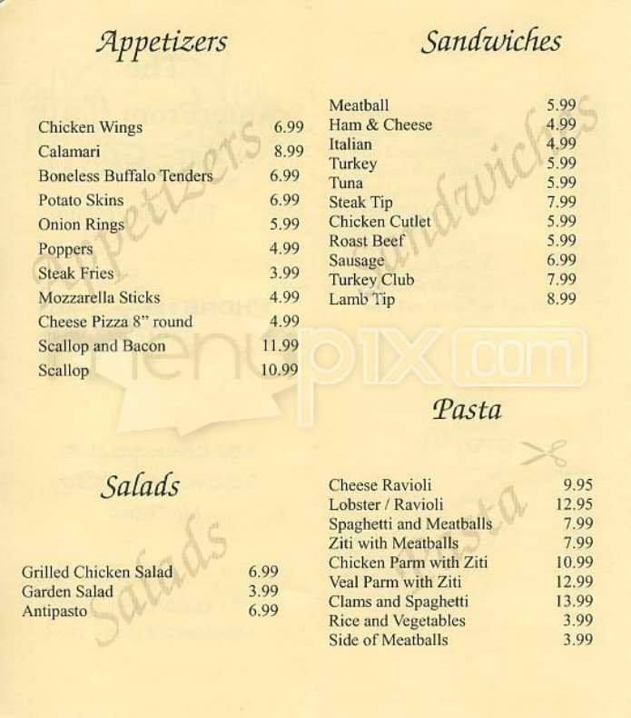 Menu page 2