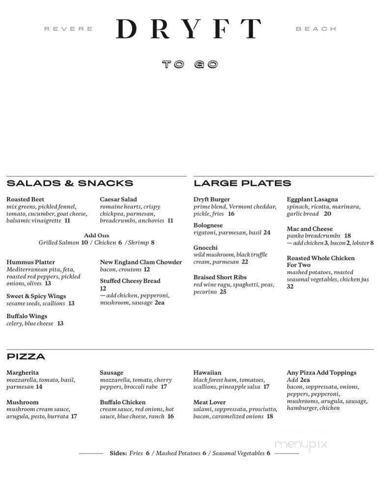Menu page 2