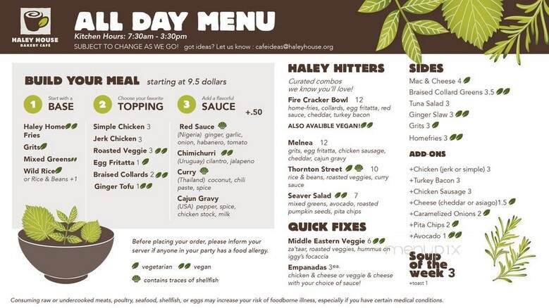 Menu page 2