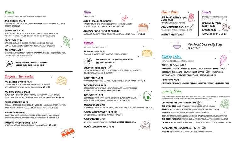 Menu page 2