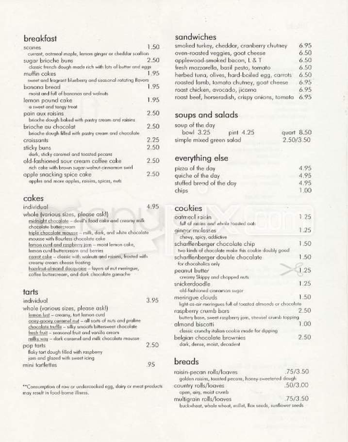 Menu page 2