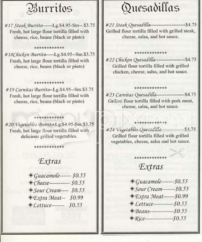 Menu page 2