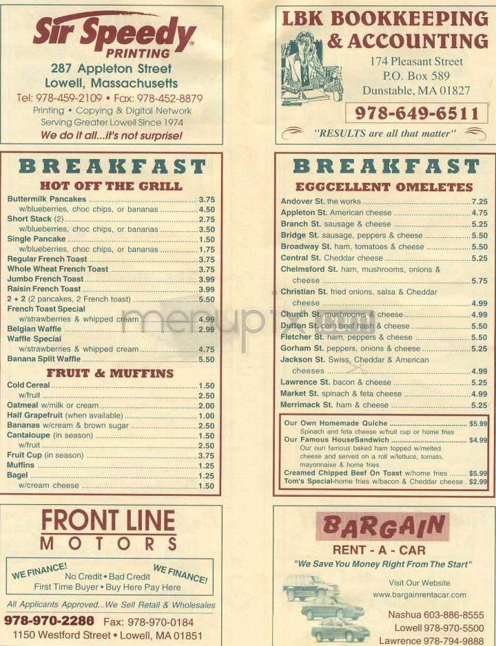 Menu page 2