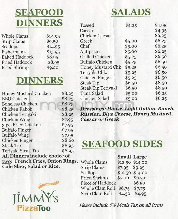 Menu page 2