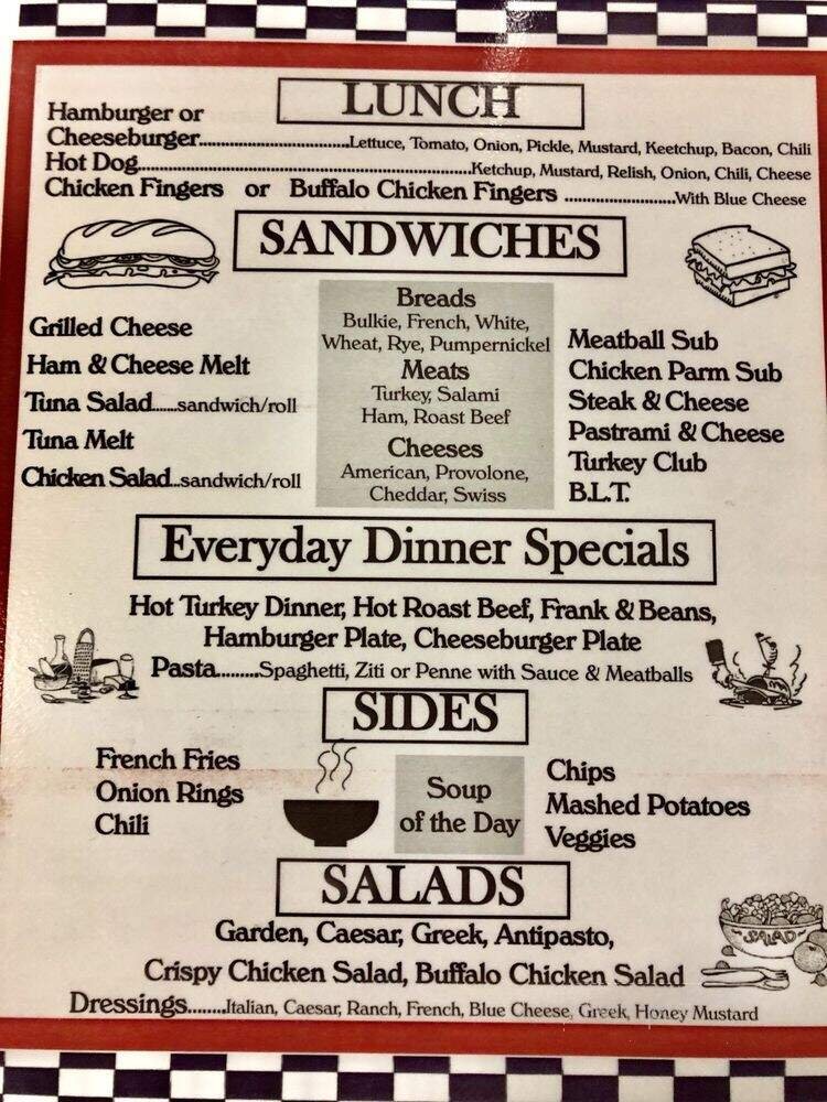 Menu page 1