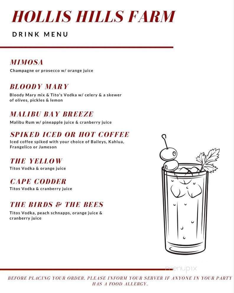 Menu page 1