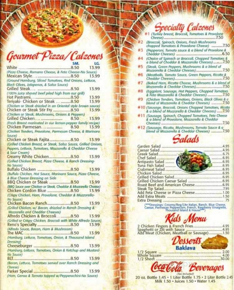 Menu page 2