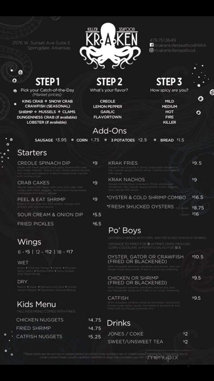 Menu page 2