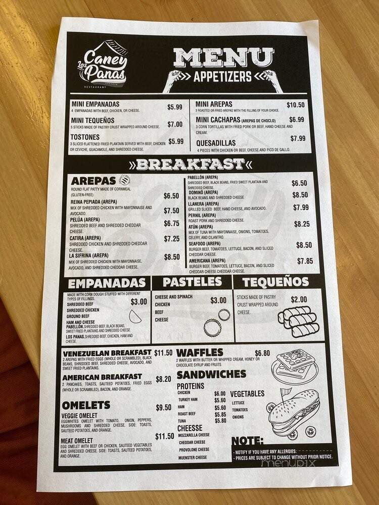 Menu page 2