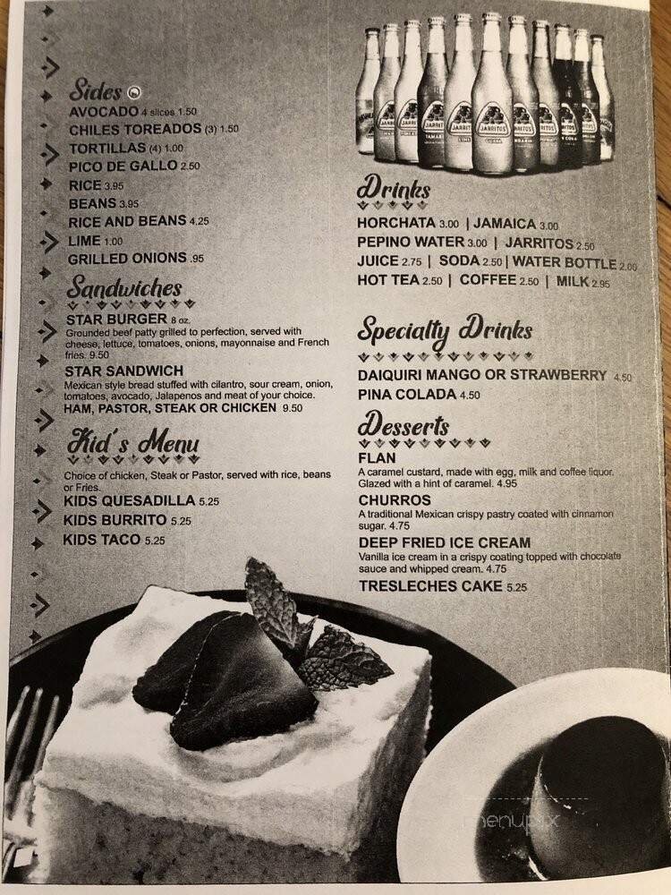 Menu page 2