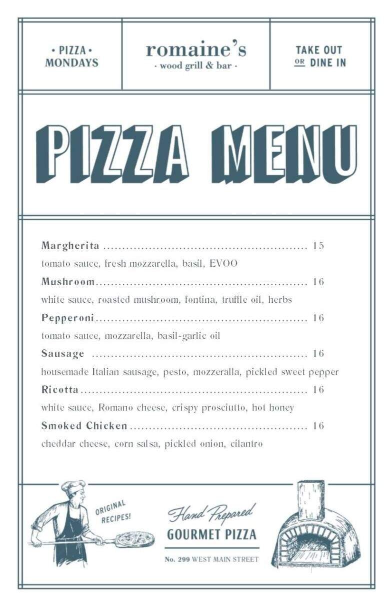 Menu page 2