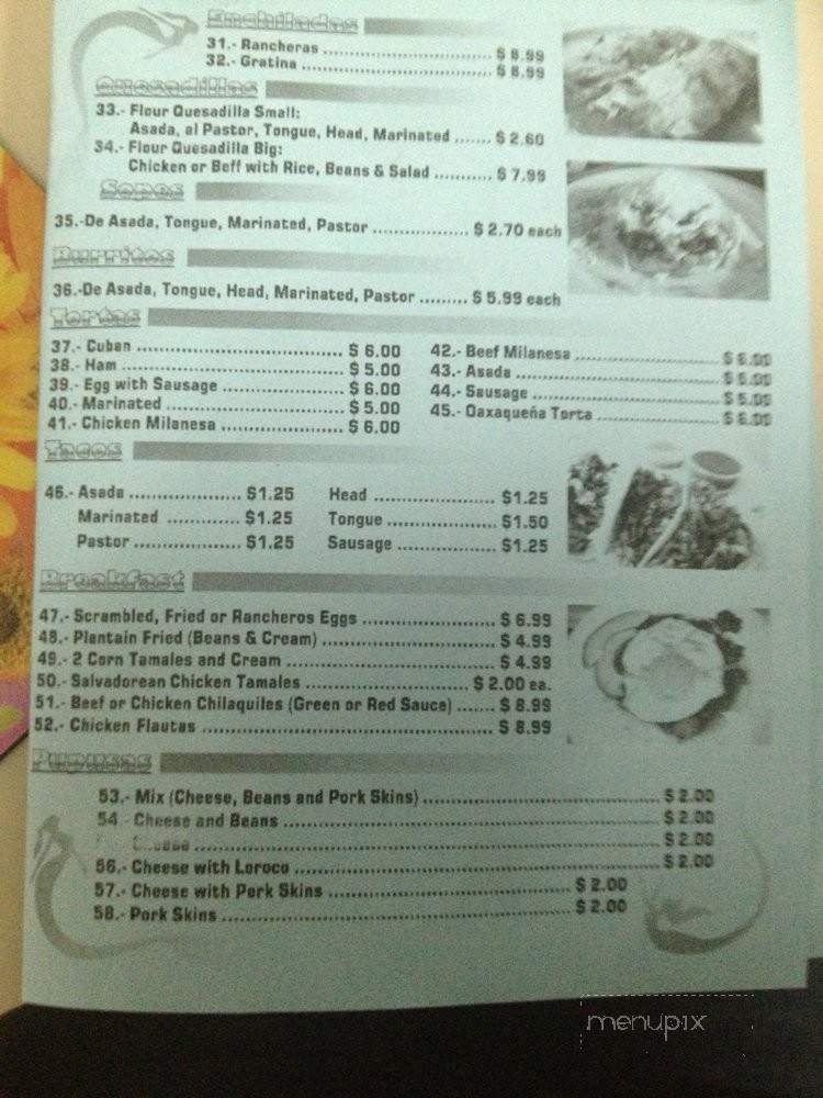Menu page 5