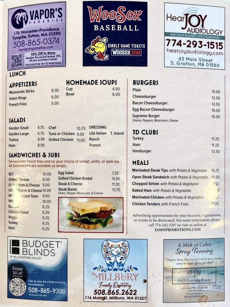 Menu page 1