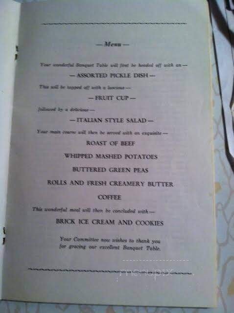 Menu page 1