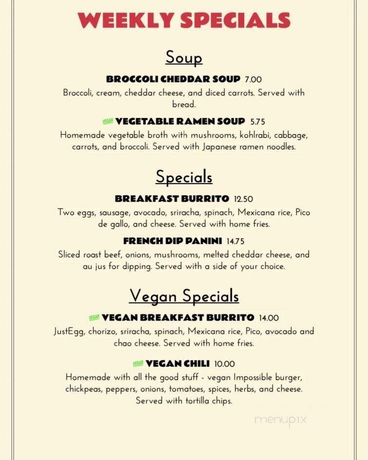 Menu page 2