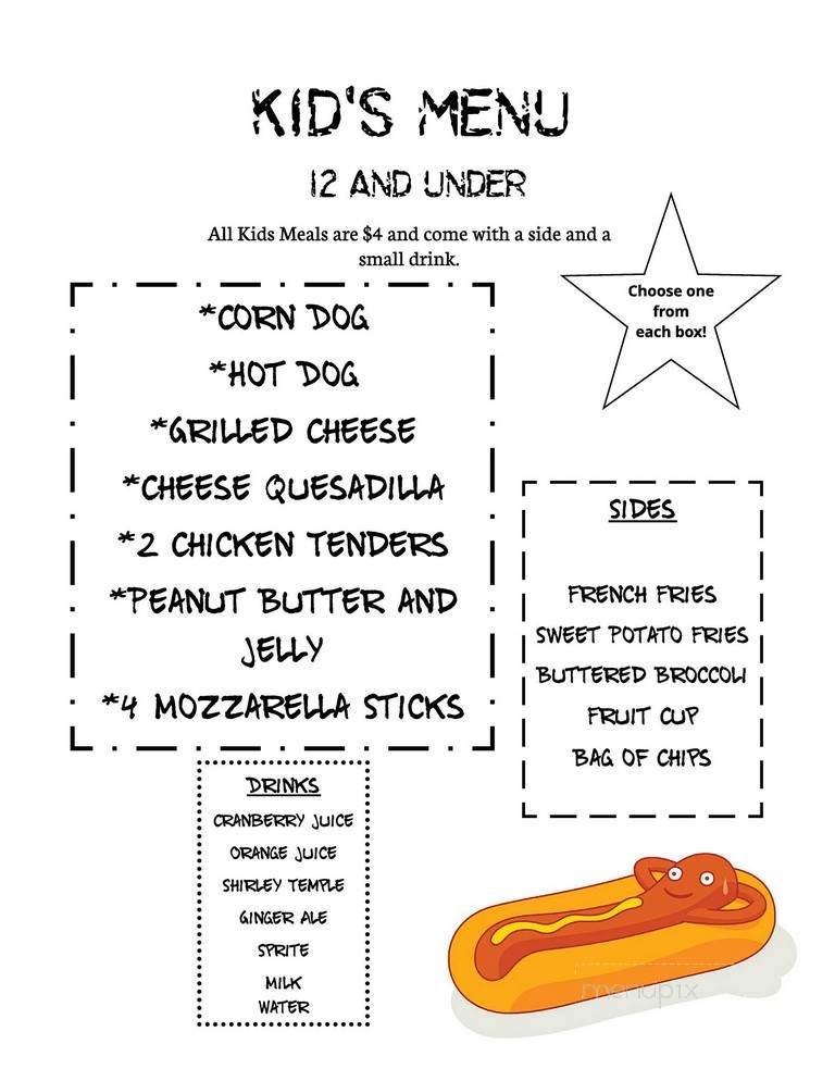 Menu page 1